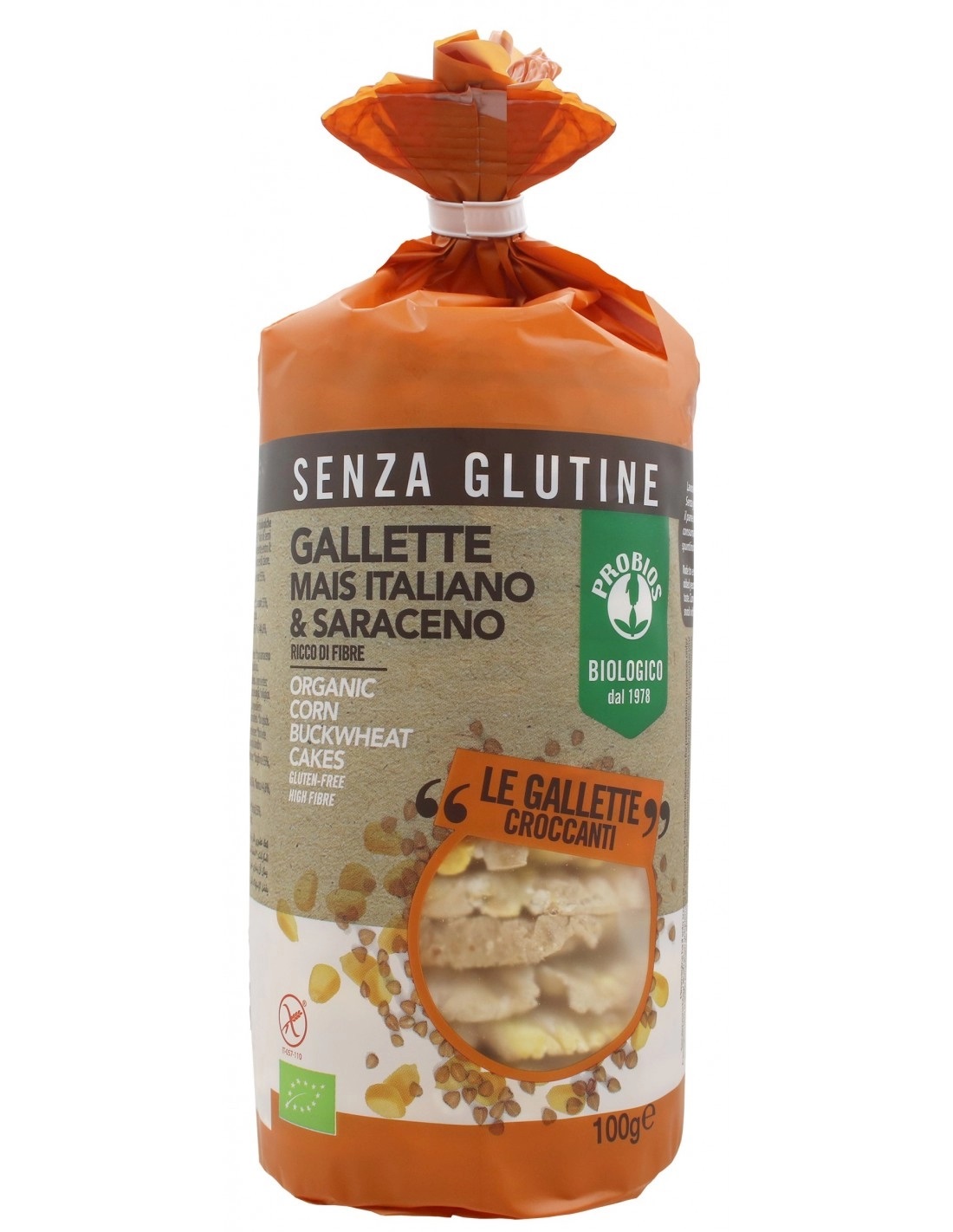 Gallette di Mais Italiano e Saraceno Senza Glutine - Probios