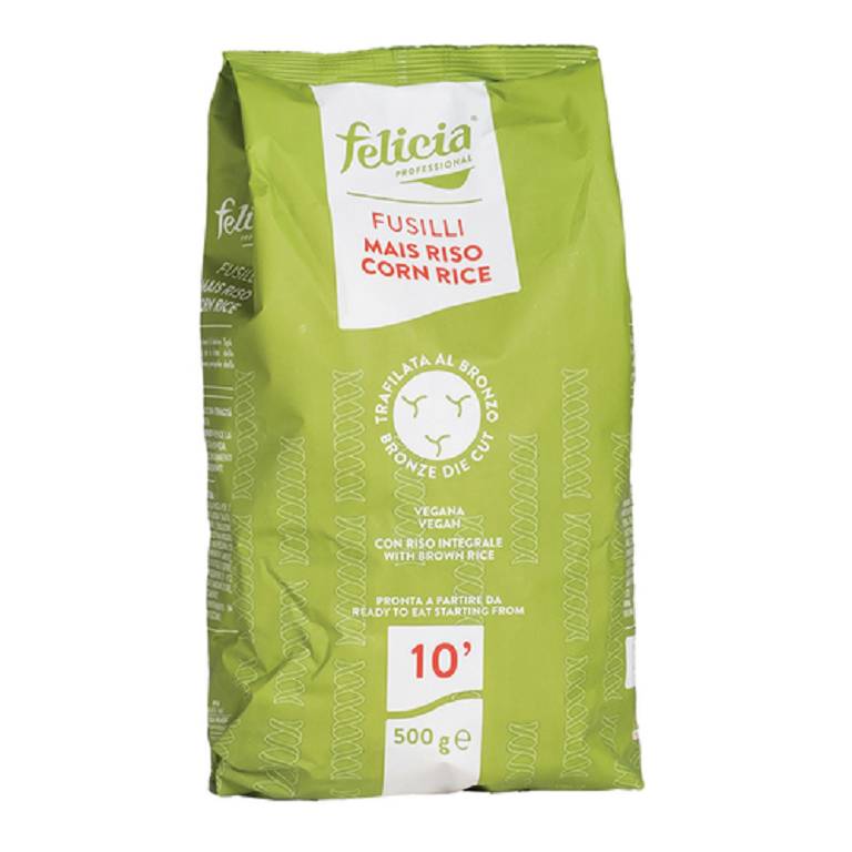 Fusilli di Mais e Riso Senza Glutine - Pasta Felicia