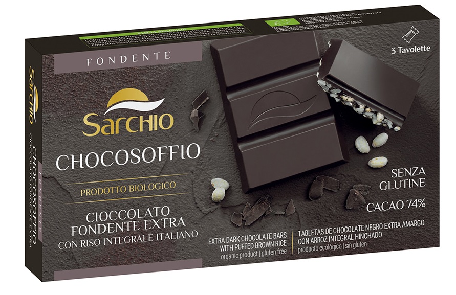 Chocosoffio con Cioccolato Fondente Senza Glutine - Sarchio