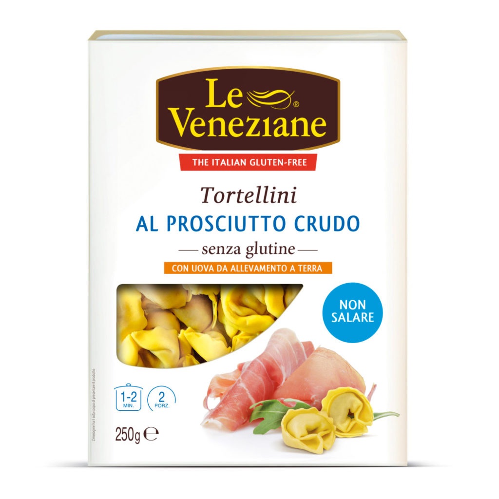 Tortellini con prosciutto crudo senza glutine - Le Veneziane