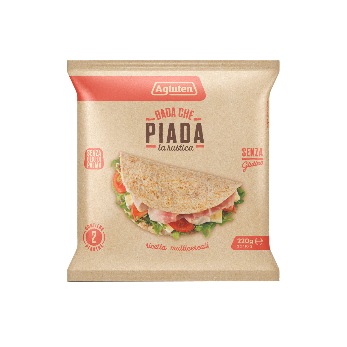 Bada che Piada La Rustica Senza Glutine - Agluten