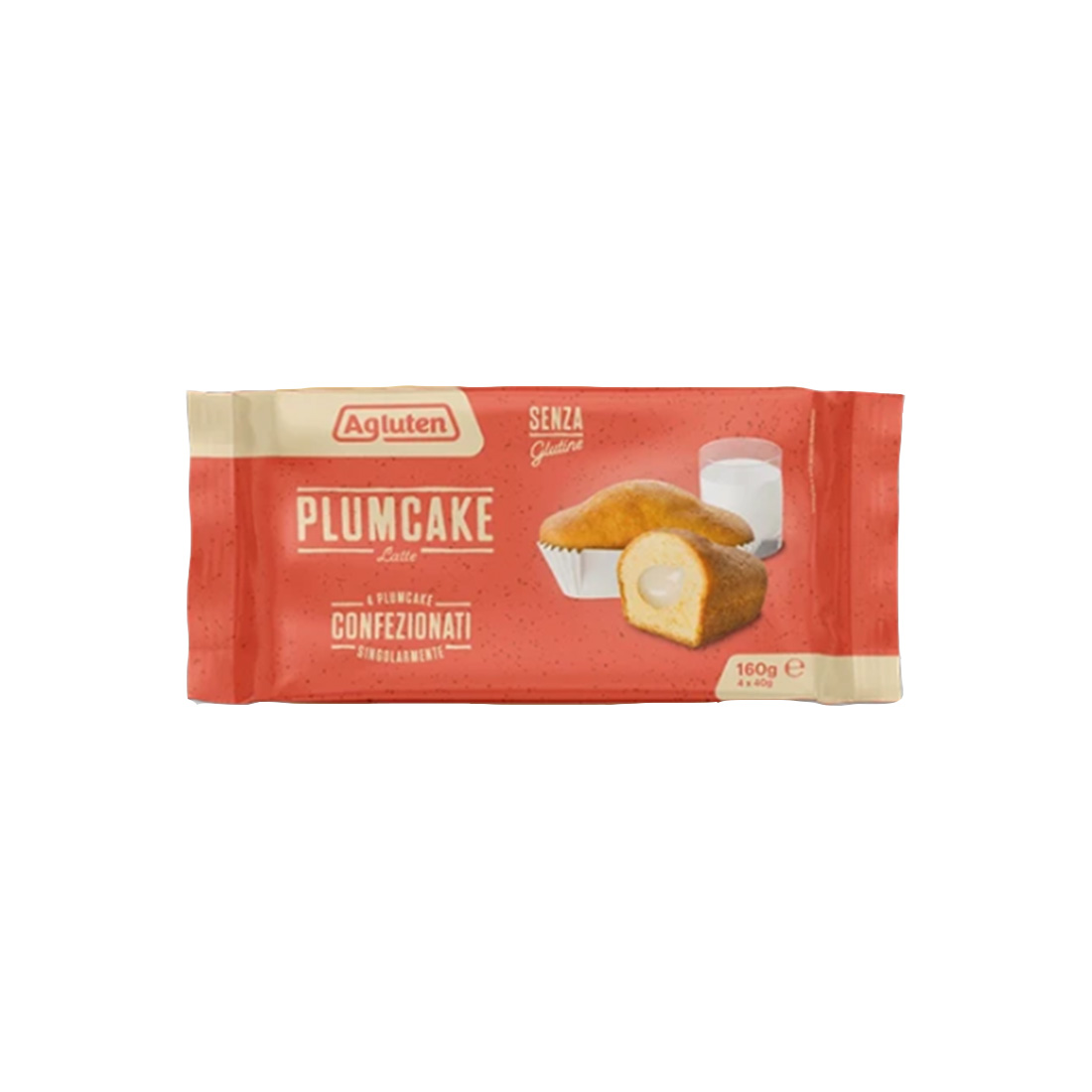 Plumcake Senza Glutine Farcito al Latte - Agluten