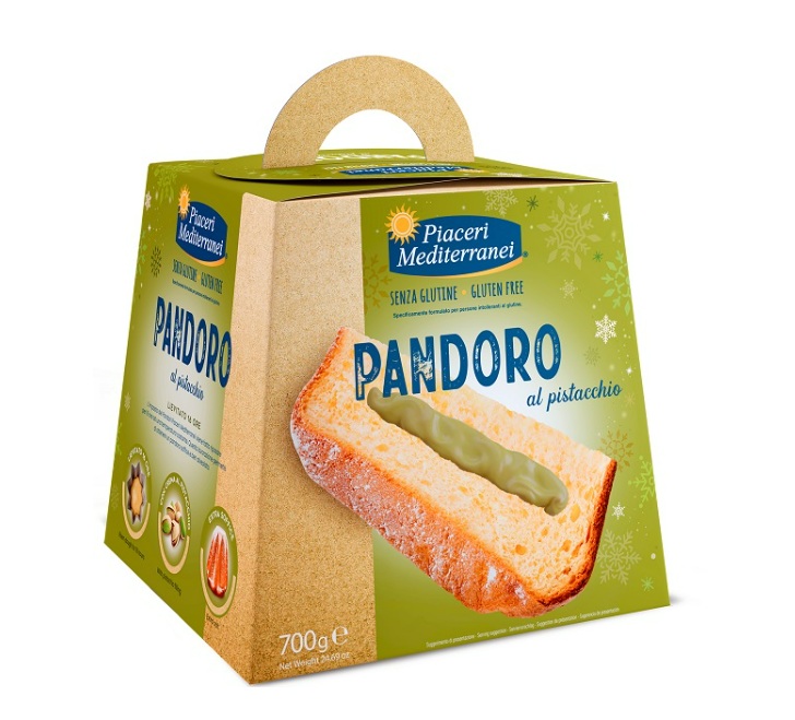 Pandoro pistacchio senza glutine - Piaceri Mediterranei