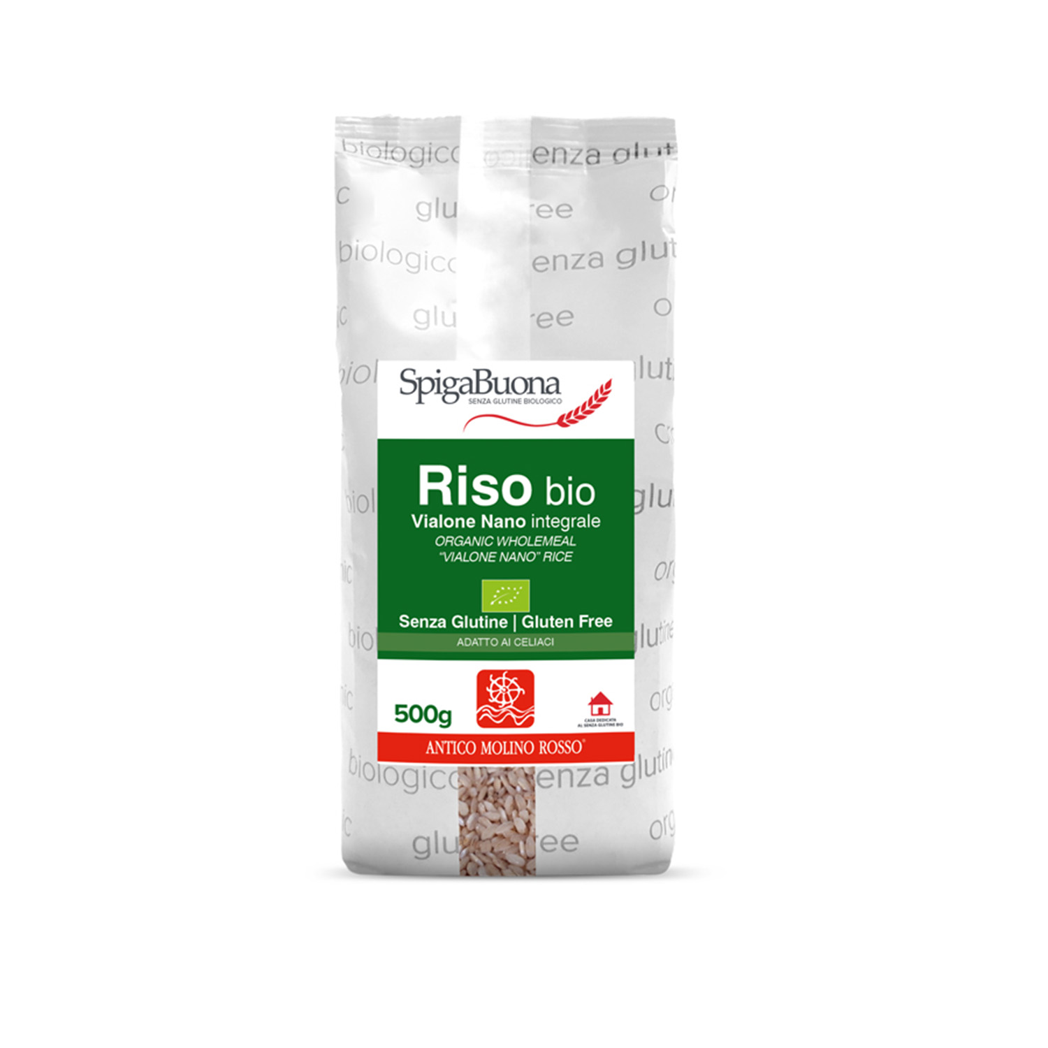 Riso Integrale Senza Glutine BIO 500g - Antico Molino Rosso SpigaBuona