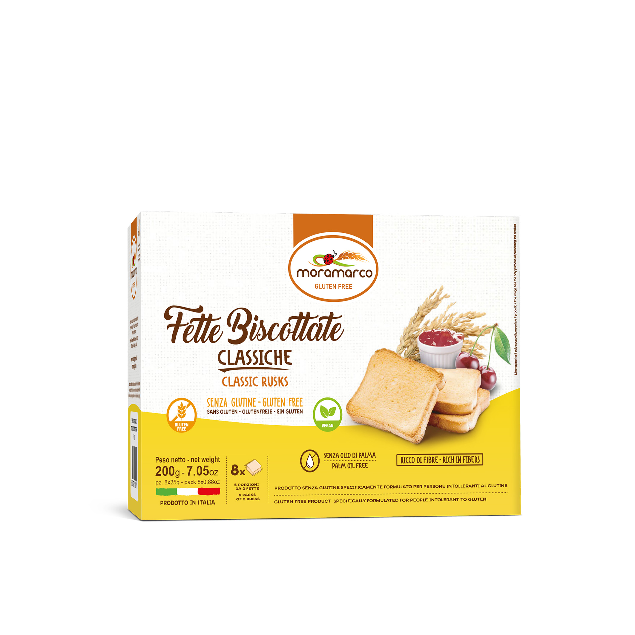 Fette Biscottate Senza Glutine Classiche - Moramarco