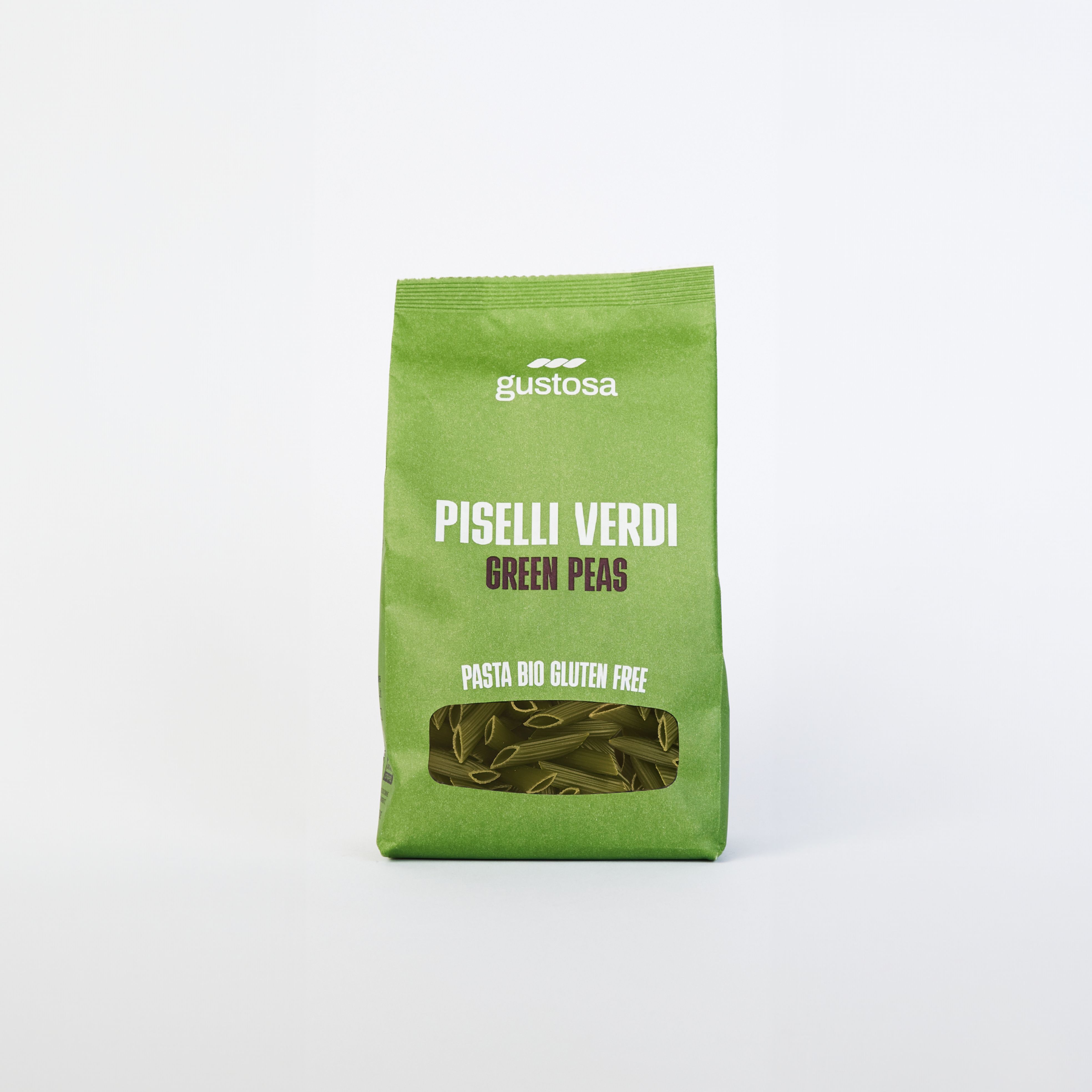 Penne di Piselli Verdi Bio Senza Glutine - Pasta Gustosa