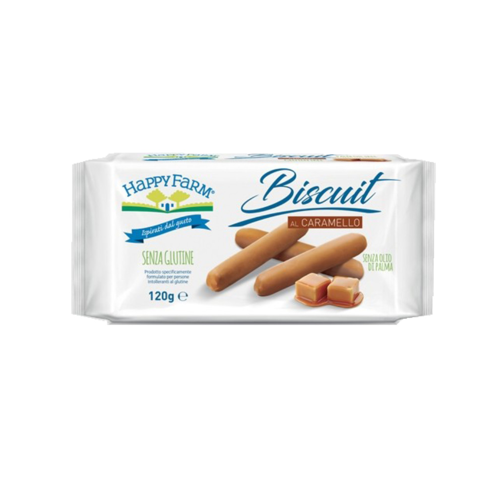 Biscuit Caramello Senza Glutine - Happy Farm