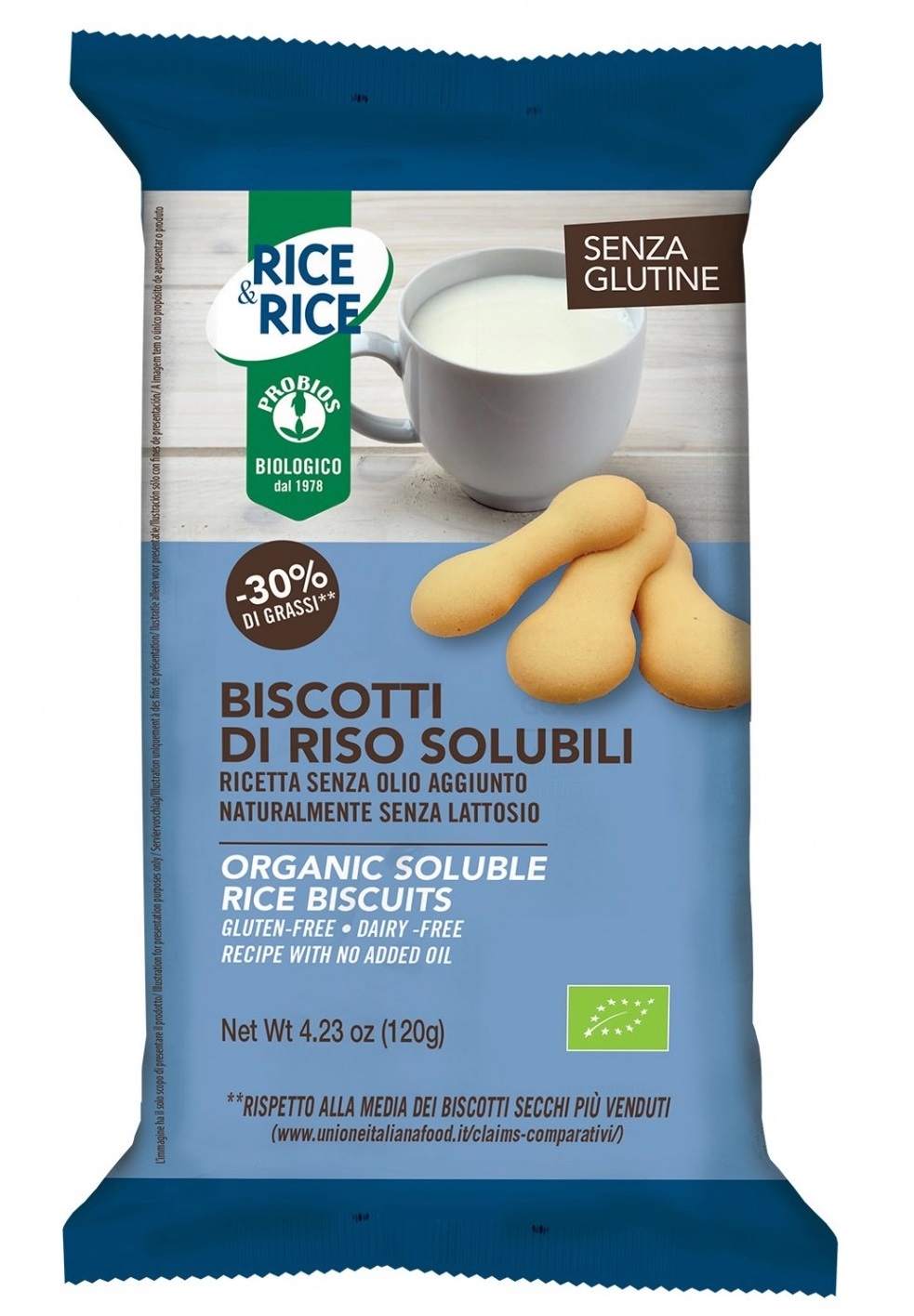 Biscotti di Riso Solubili Senza Glutine - Probios