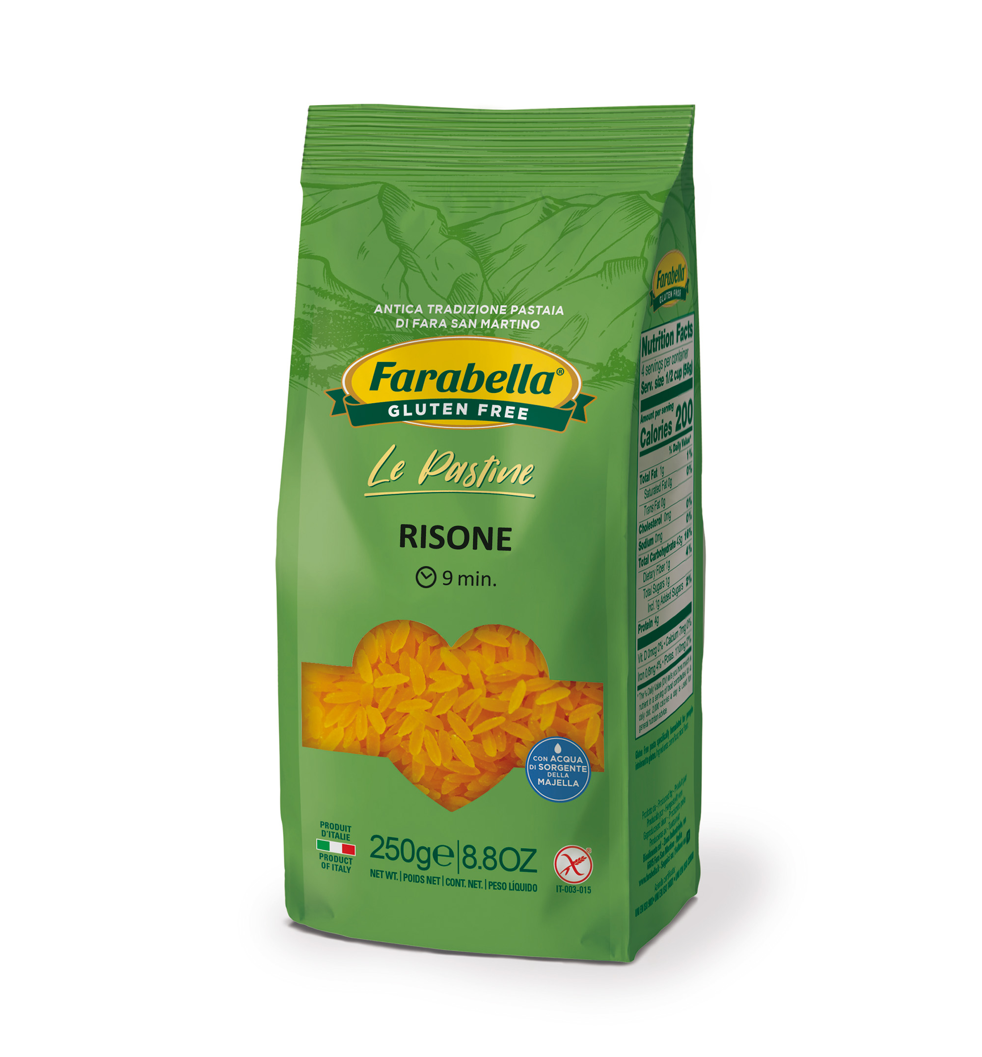 Risone Senza Glutine 250g - Pasta Farabella