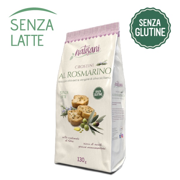Crostini al Rosmarino Senza Glutine - Natisani