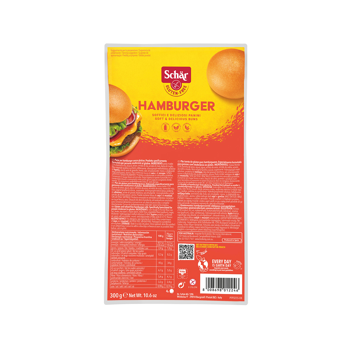 Pane per Hamburger Senza Glutine - Schär