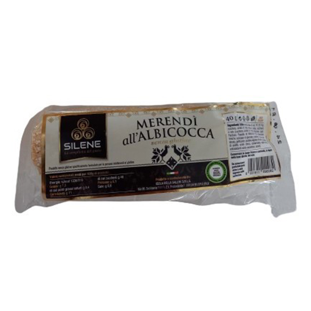 Merendì all'Albicocca Monoporzione Senza Glutine - Silene L'Isola della Salute