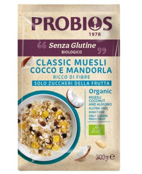 Muesli Al Cocco E Mandorla Senza Glutine - Probios
