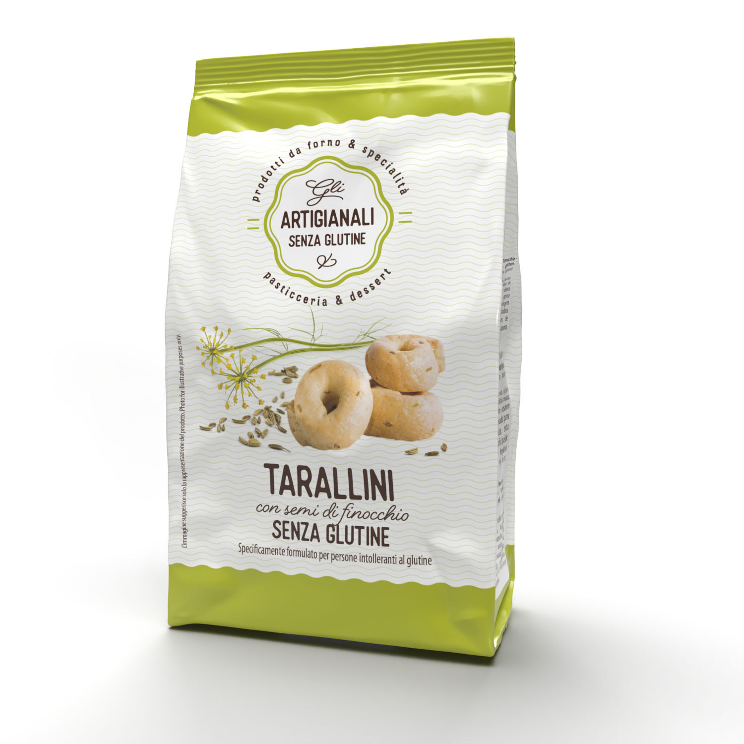 Tarallini Senza Glutine con Semi di Finocchio - Gli Artigianali Nutrifree