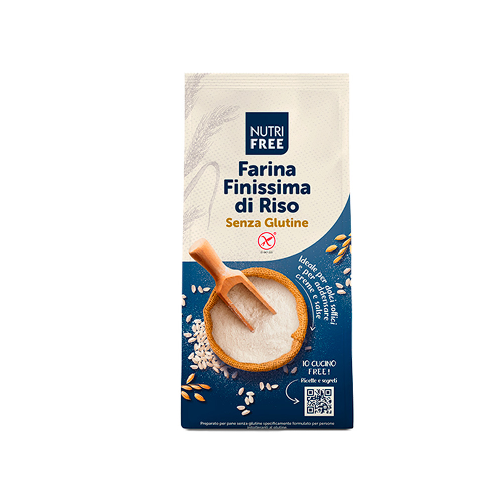 Farina finissima di Riso Senza Glutine - Nutrifree