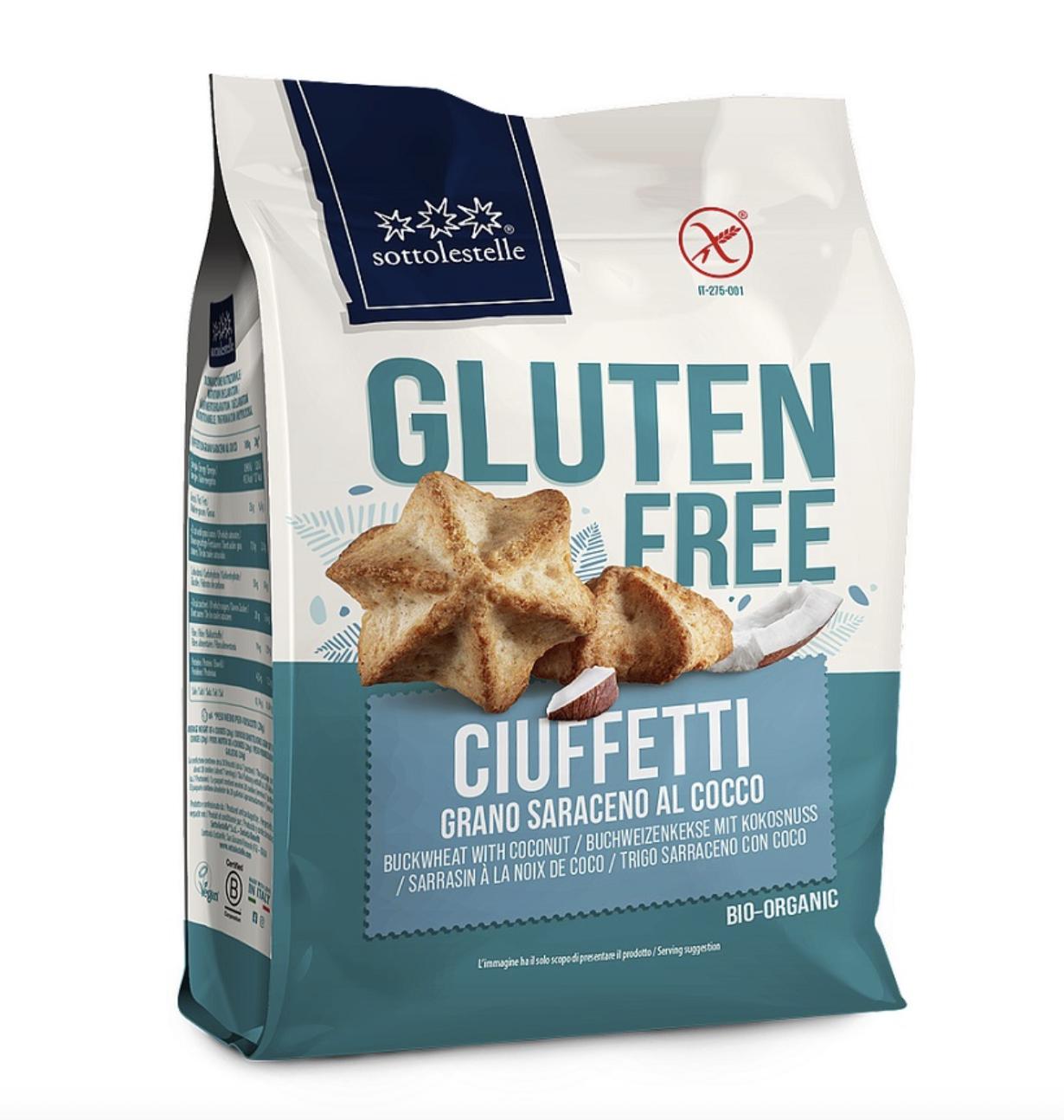 Ciuffetti di Saraceno al Cocco Senza Glutine - Sottolestelle