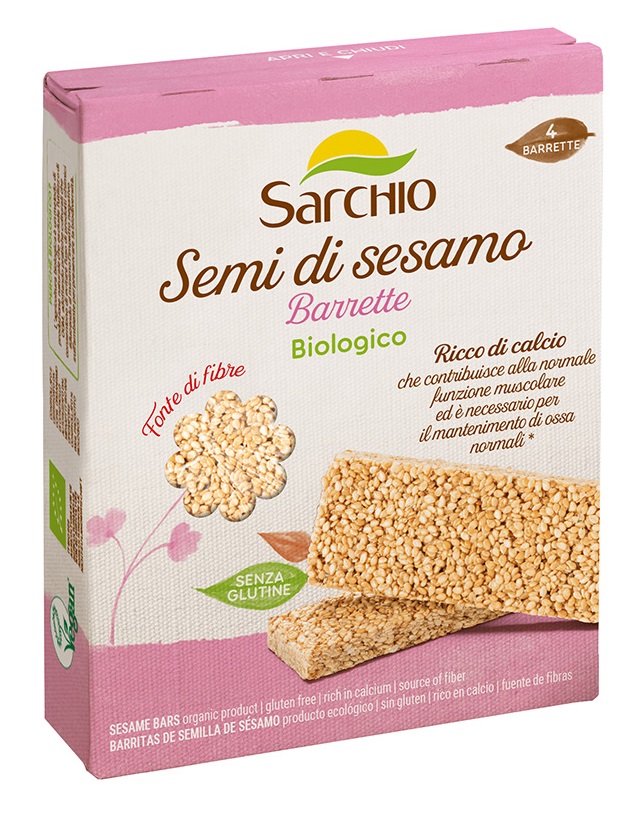 Barrette Semi di Sesamo Senza Glutine - Sarchio