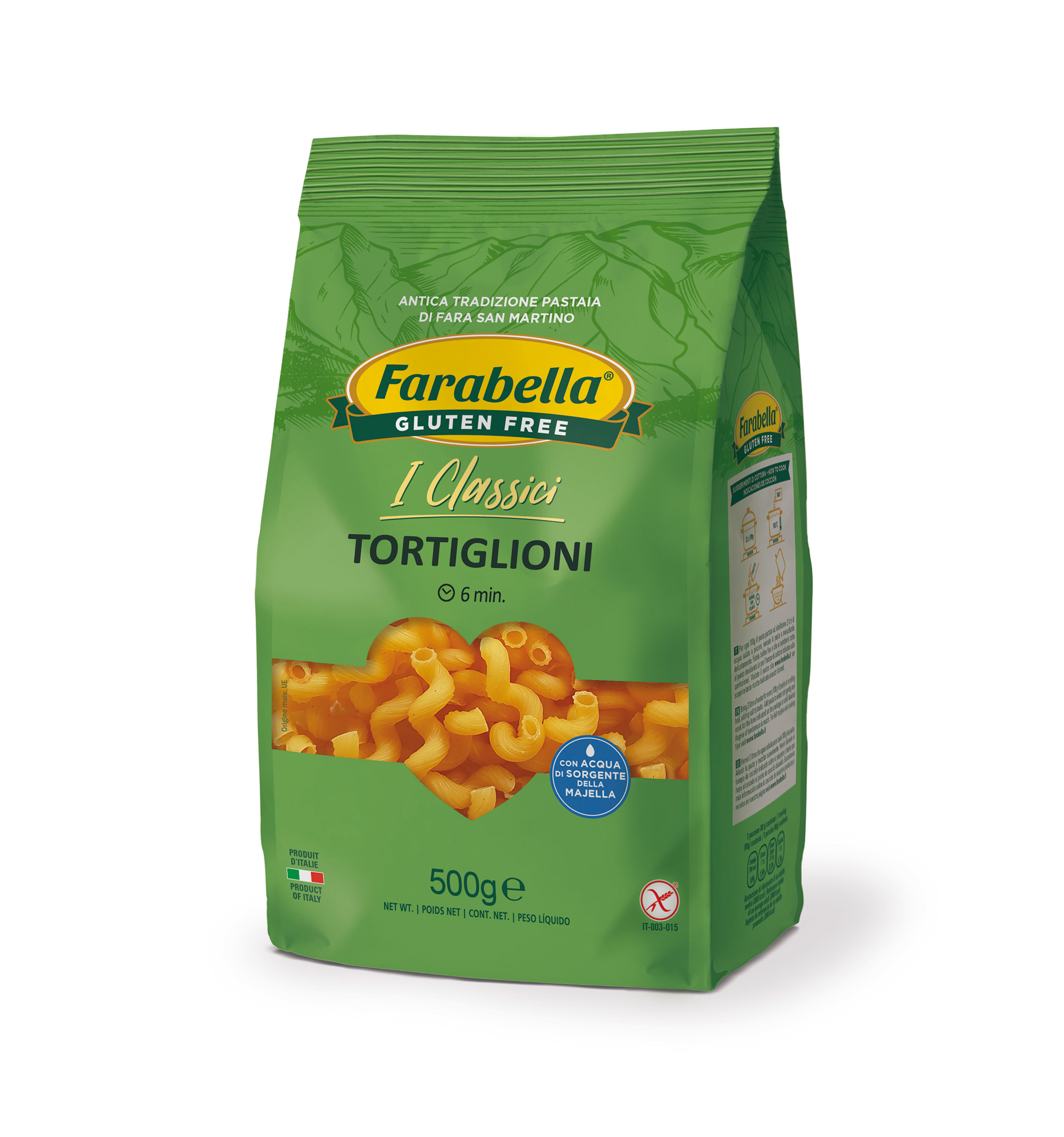 Tortiglioni Senza Glutine - Farabella