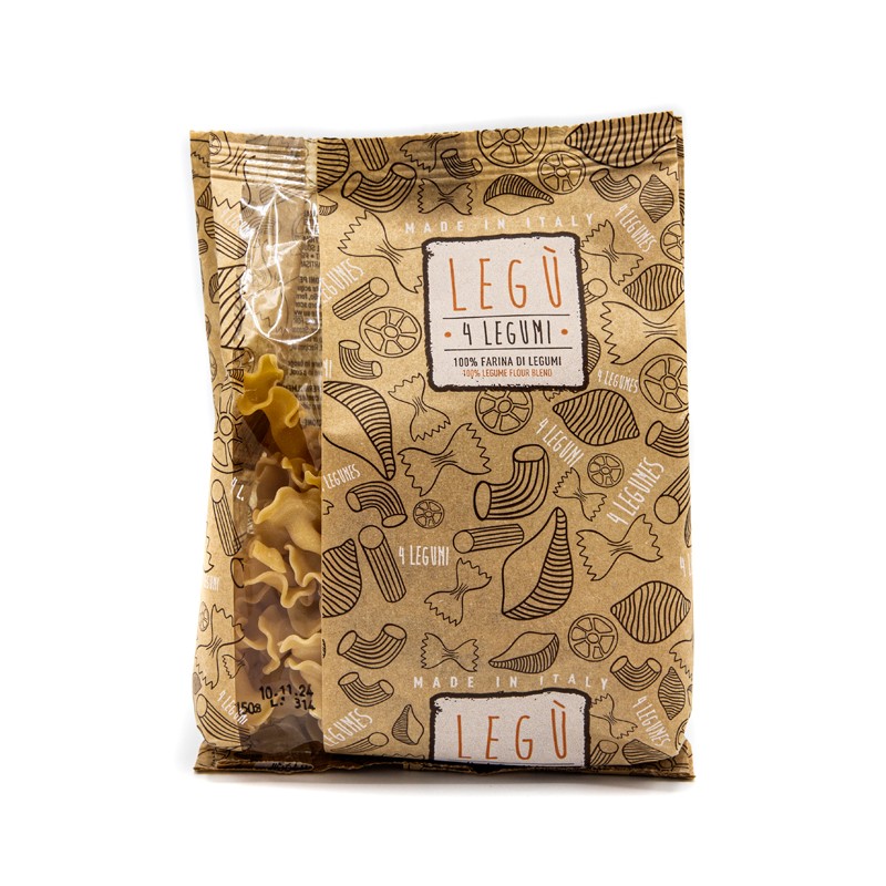 Gigli Senza Glutine 4 Legumi 100% Italiani - Pasta Legù