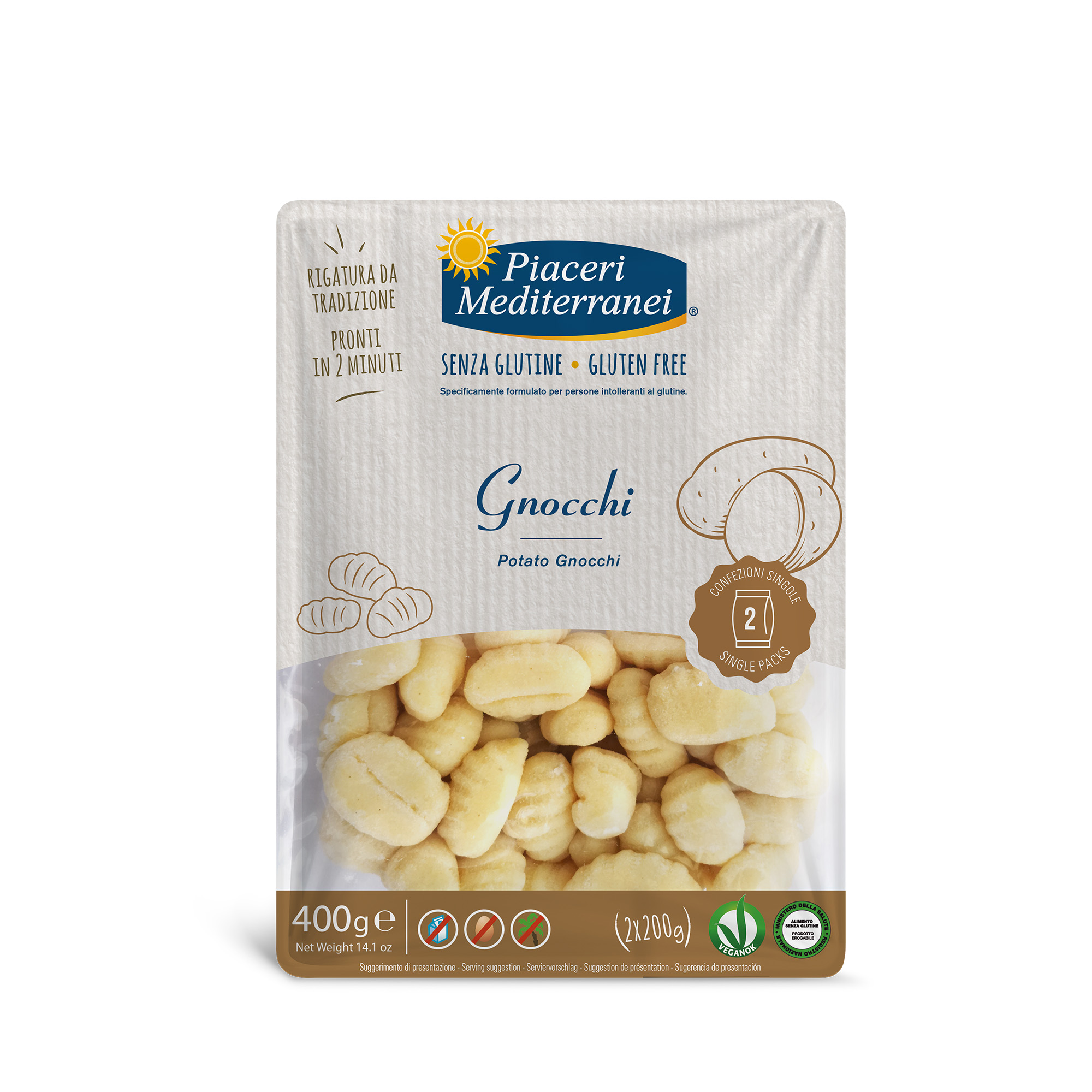 Gnocchi Senza Glutine - Piaceri Mediterranei