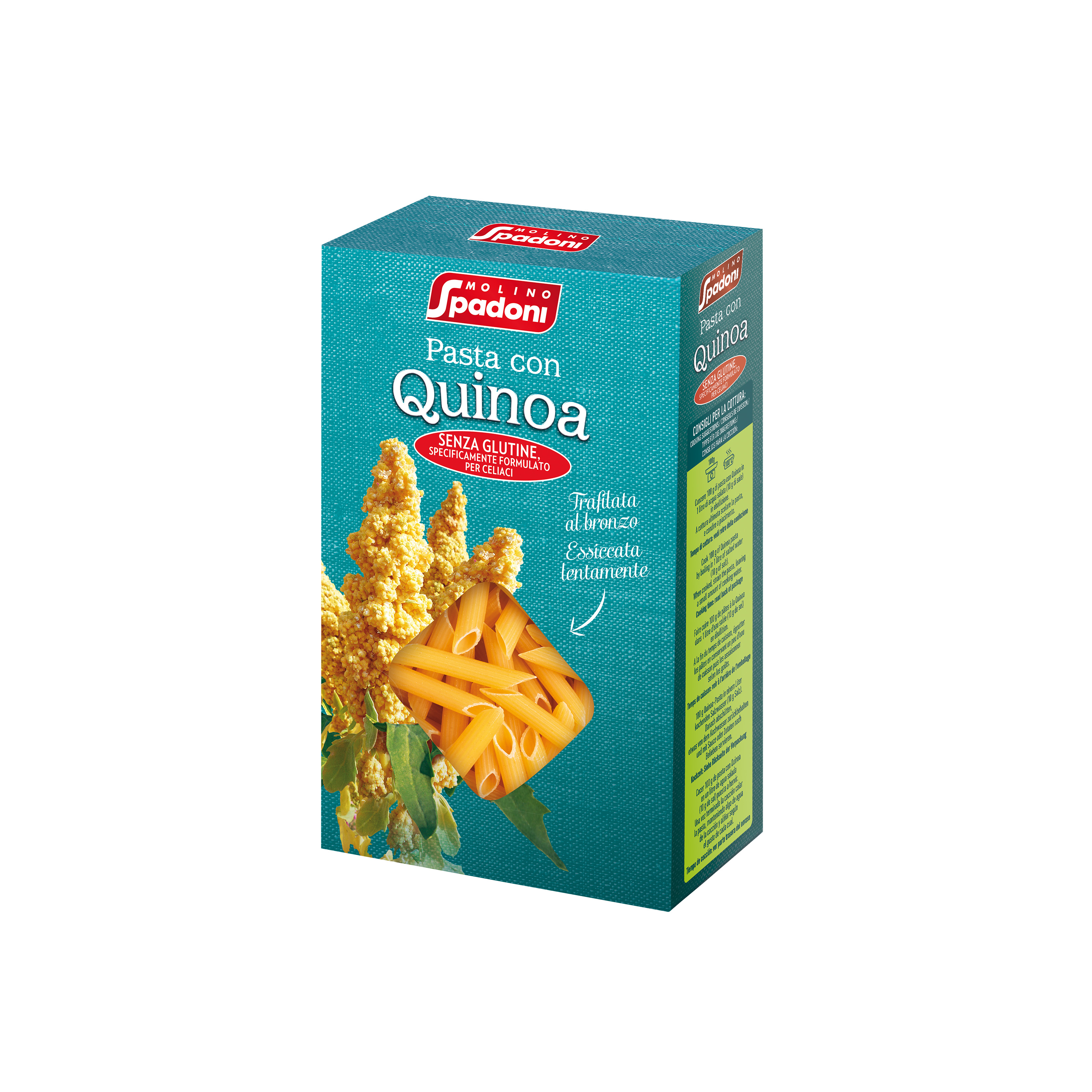 Penne con Quinoa Senza Glutine - Molino Spadoni