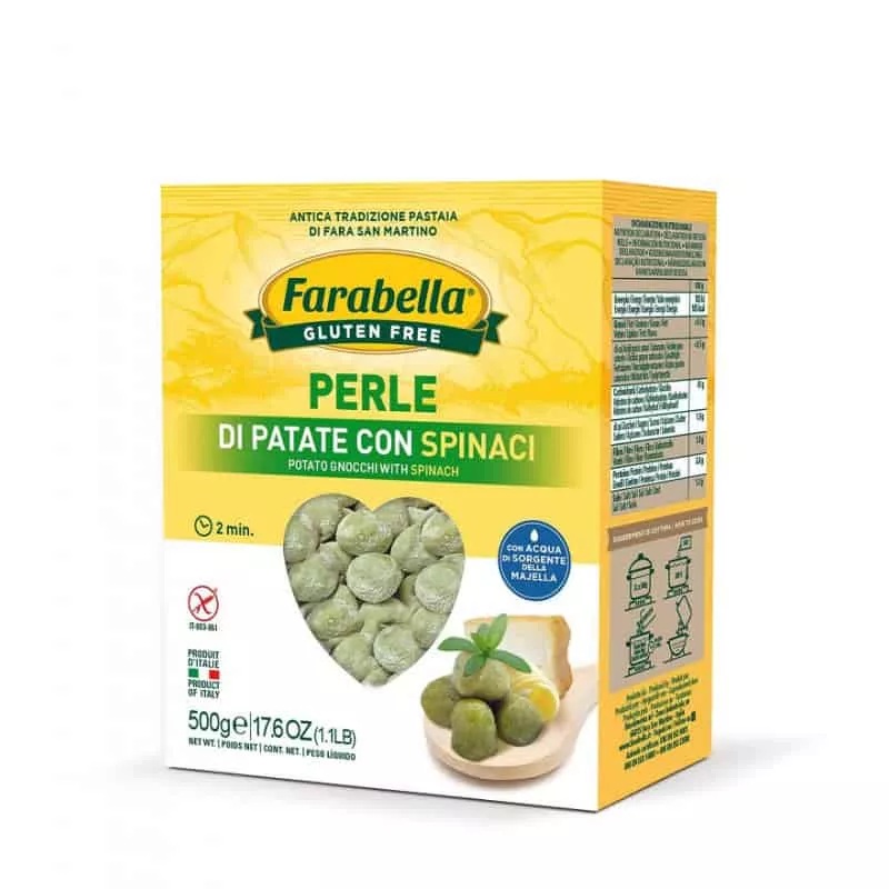 Perle di Patate con Spinaci Senza Glutine - Farabella