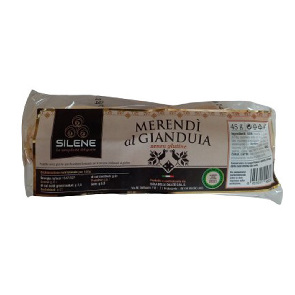 Merendì al Gianduia Monoporzione Senza Glutine - Silene L'Isola della Salute