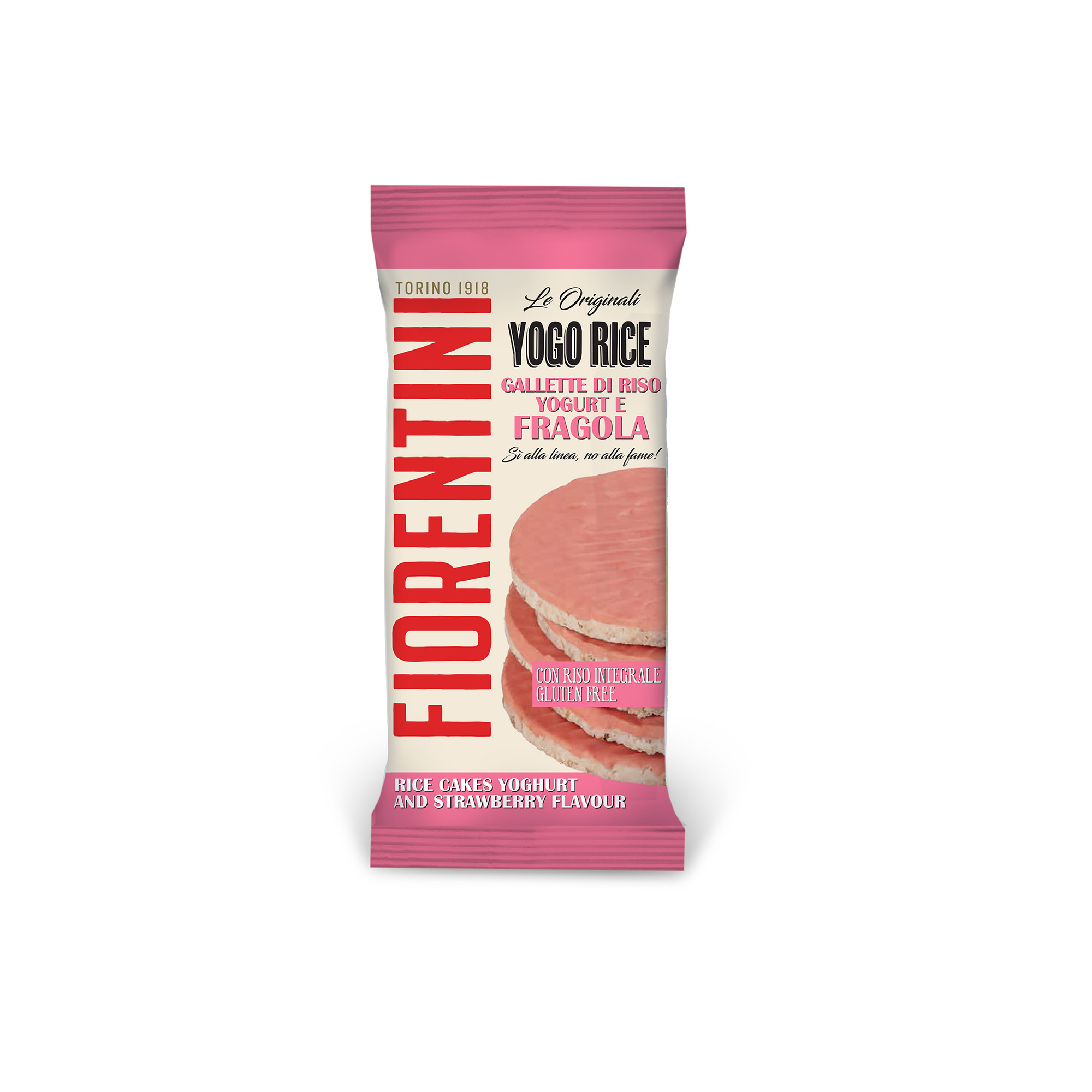 Gallette di Riso Yogurt e Fragola Senza Glutine - Fiorentini