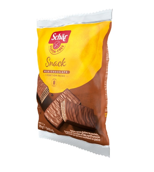 Snack con Cioccolato al Latte e Nocciole - Schär
