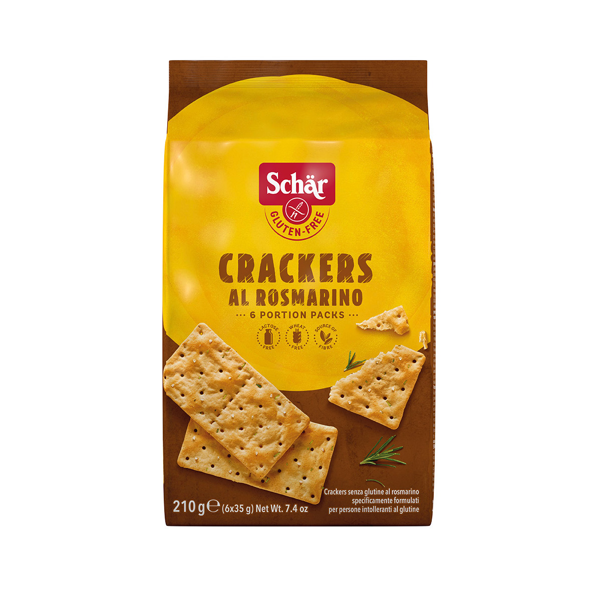 Crackers al Rosmarino Senza Glutine - Schär