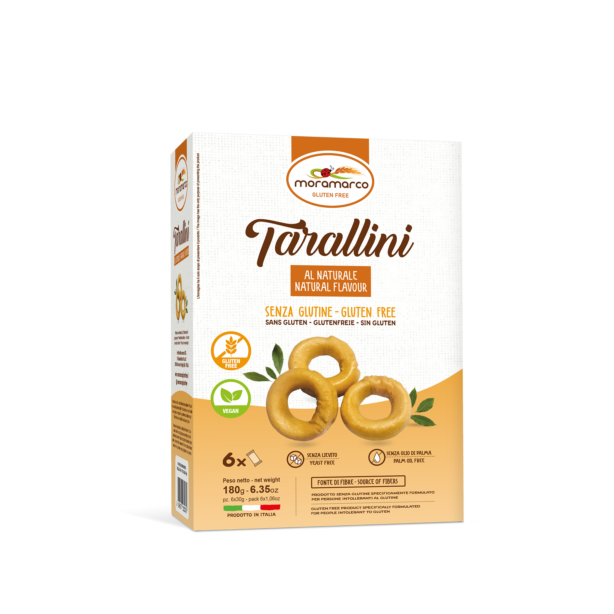 Tarallini Senza Glutine al Naturale - Moramarco