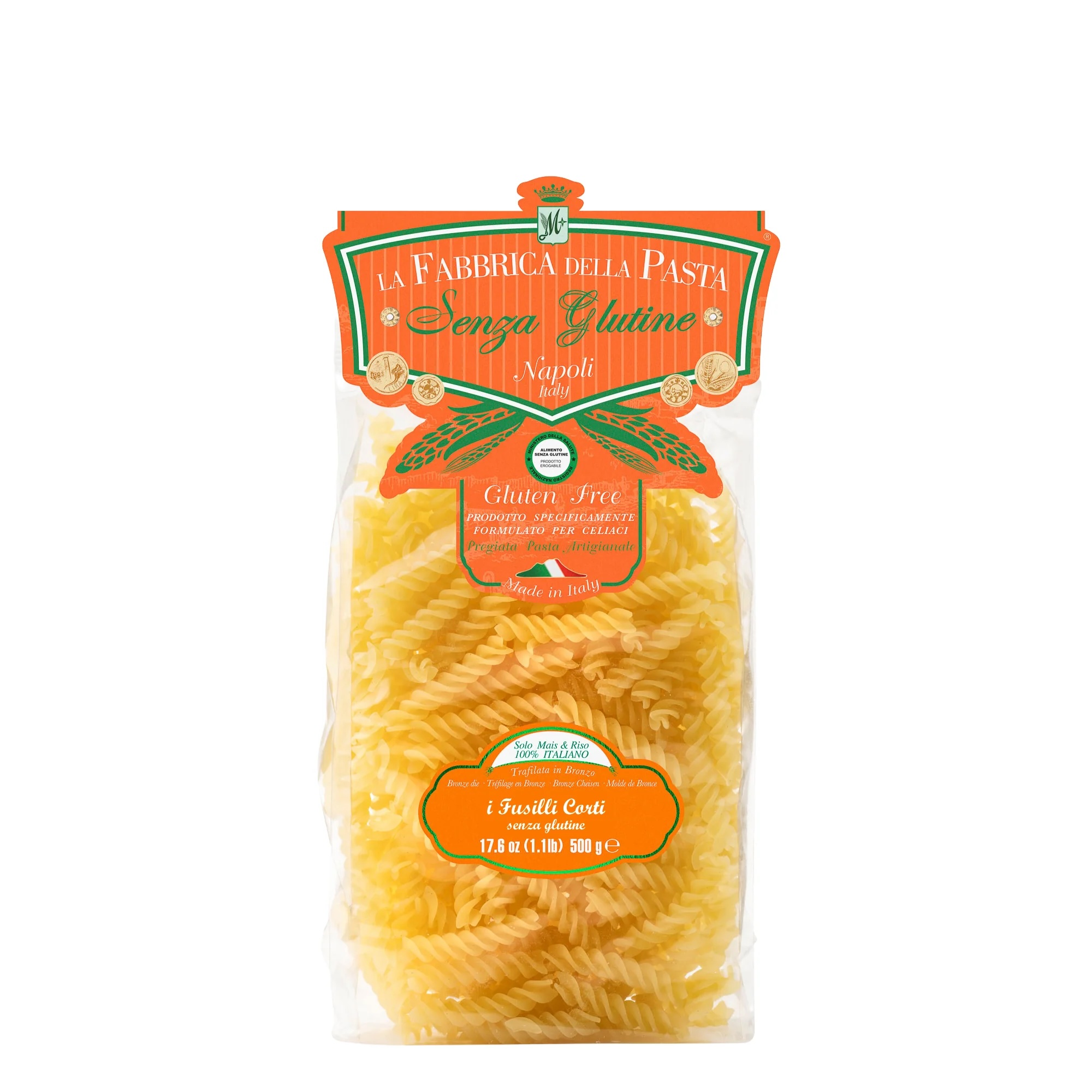 Fusilli Corti  Senza Glutine - Pasta di Gragnano