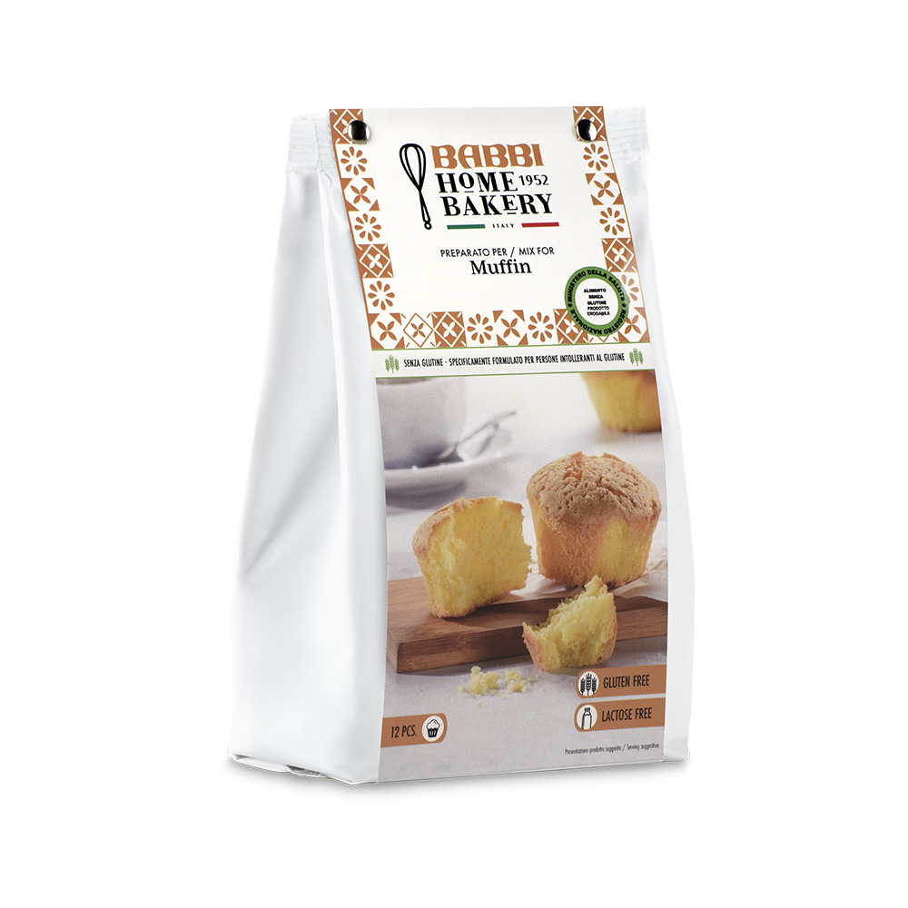 BHB Preparato per Muffin Senza Glutine 400G - Babbi Home Bakery