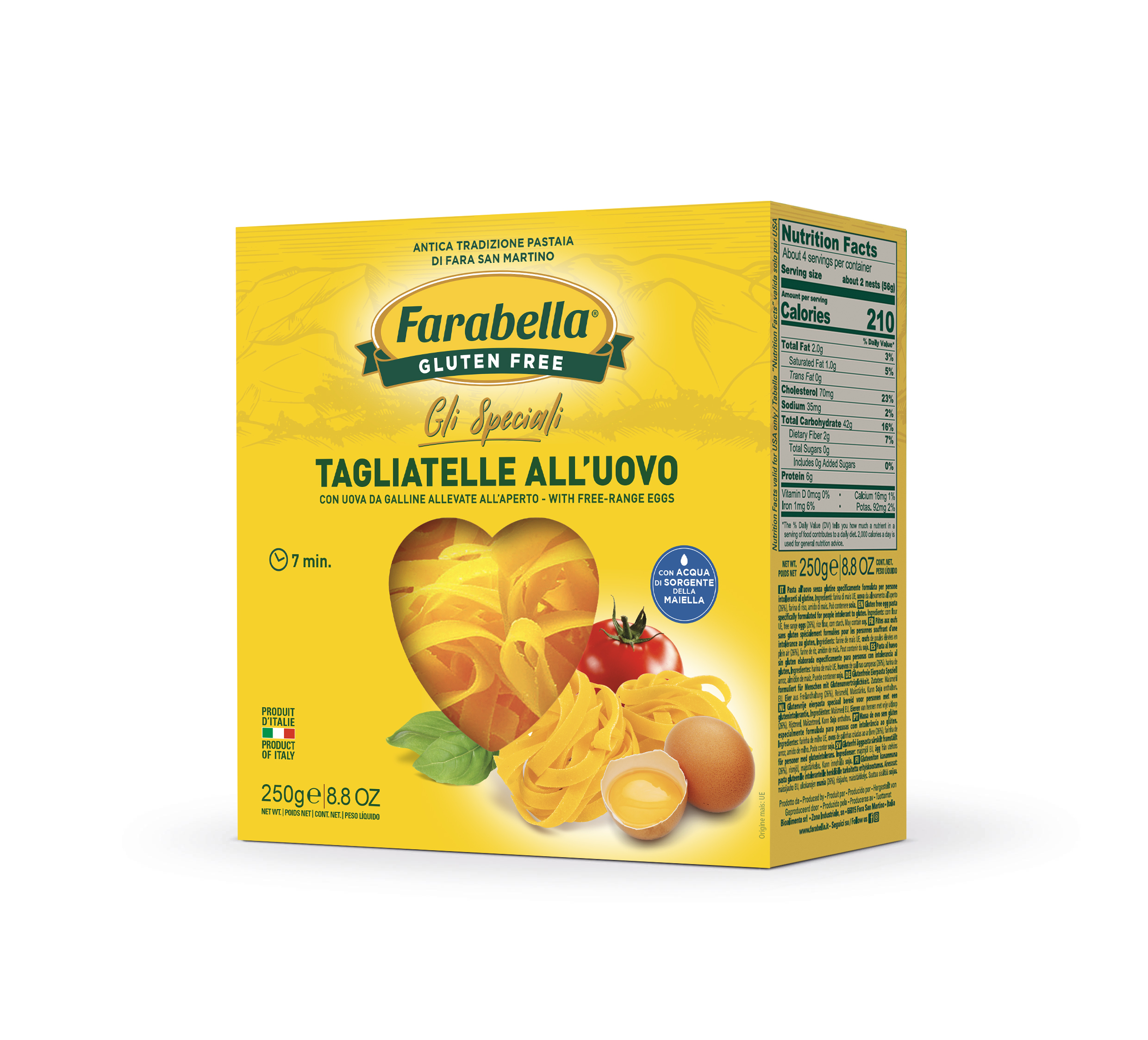 Tagliatelle all'Uovo Senza Glutine - Pasta Farabella