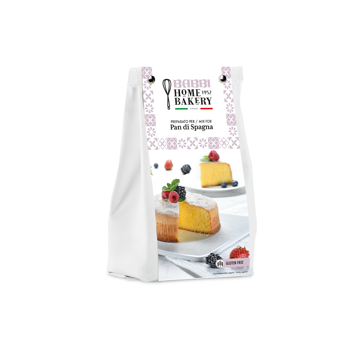 BHB Preparato per Pan di Spagna Senza Glutine 400G - Babbi Home Bakery